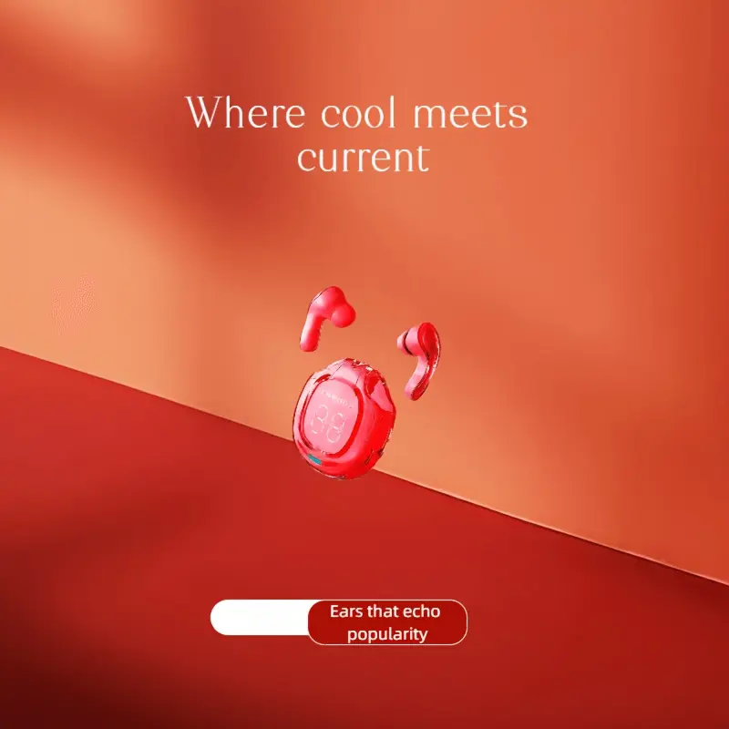 1pc with multiple color options. It's a super thoughtful gift for festivals. The high - definition sound quality conceals the concerns you haven't expressed. It fits the earlobe lightly, just like a gentle hug. The long battery life accompanies him/her through every commute and solo moment. The delicate gift box contains your sincere regards. The recipient will surely understand this delicate care., Thoughtful Present, Emotional Expression Item, Gift Boxed Audio,