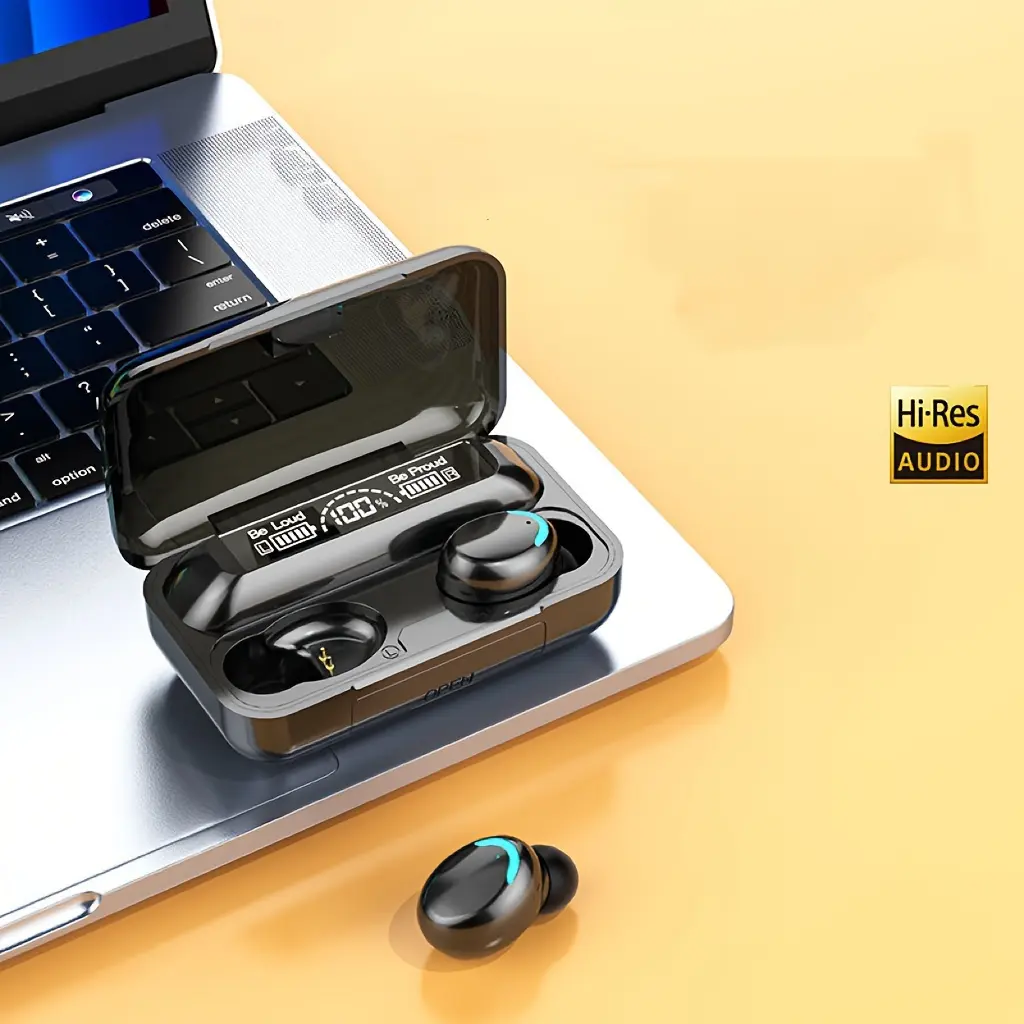 New Wireless Headsets with LED Display In-Ear TWS Wireless Earbuds Sports Music Game Comfortable to Wear IOS/Android