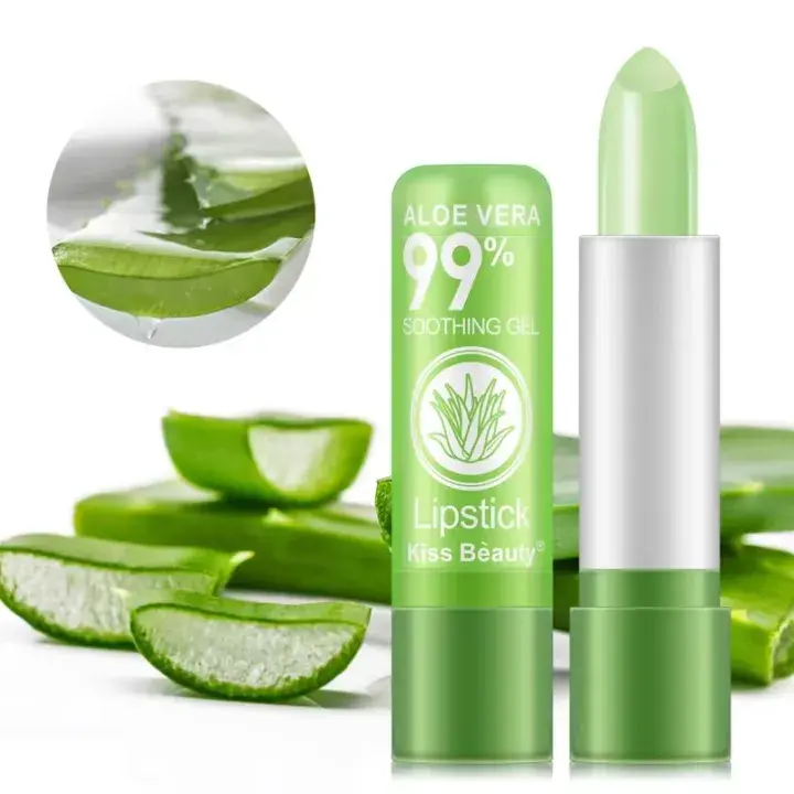 Aloe Vera Color Changing Lipstick – Temperature Sensitive Lip Balm – Long Lasting, Moisturizing, Non-Fading Magic Lip Color