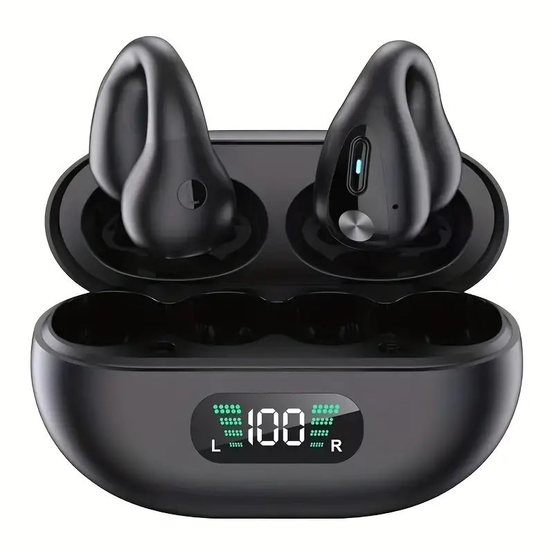2025 New Wireless Earbuds with LED Charging Case, Smart Digital Display, Original Design, Compatible with Android & Apple, Ideal for Movies/Gaming/Music/Calls/Gifts, Wireless Earbuds, Movie Audio, Sleek Earbuds, Durable Earbuds