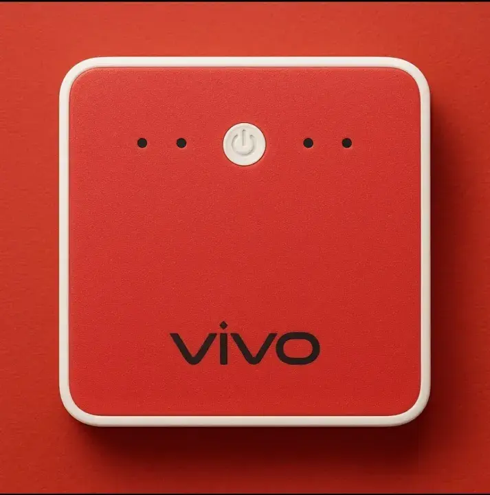 Vivo Compact Power Bank 5000MAH – Sleek Red Edition