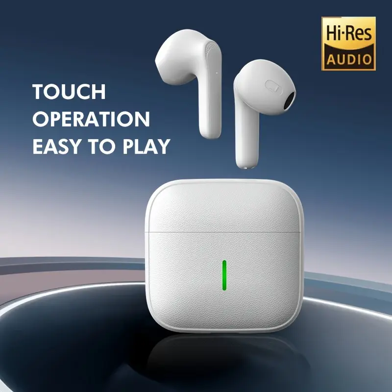 ANKRIYUL Wireless Earbuds with Charging Case - 80H Playtime, High-Quality In-Ear Lightweight Earphones, Touch Operation, USB-C Charging, Compact Design for Phones & Laptops, Wireless Earbuds for Phone, Laptop Accessories, Sleek Earbuds, Durable Earbuds