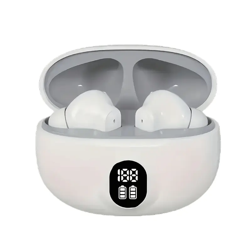 New Wireless In-Ear Headphone with LED Power Display TWS Wireless Headphones Stereo, Suitable for Gaming/Casual/Outdoor Sports/Cycling