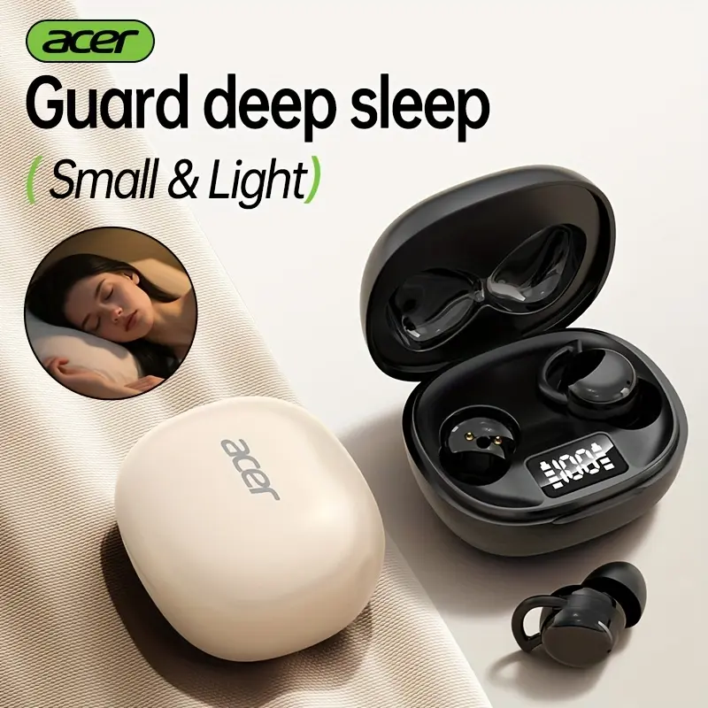 Acer OHR557 Wireless Headphones with HIFI Sound Quality, Truly Wireless, Omnidirectional Stereo, Low Latency, Automatic Connection, Large Battery Capacity, Ultra - Long Battery Life