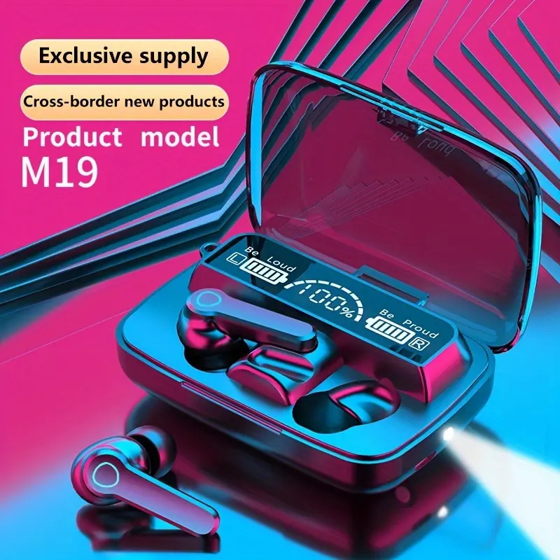 TWS Wireless Earbuds- Deep Bass, HiFi Stereo, Built-in Microphone| Suitable for Gaming, Sports, Cycling, Christmas Gifts