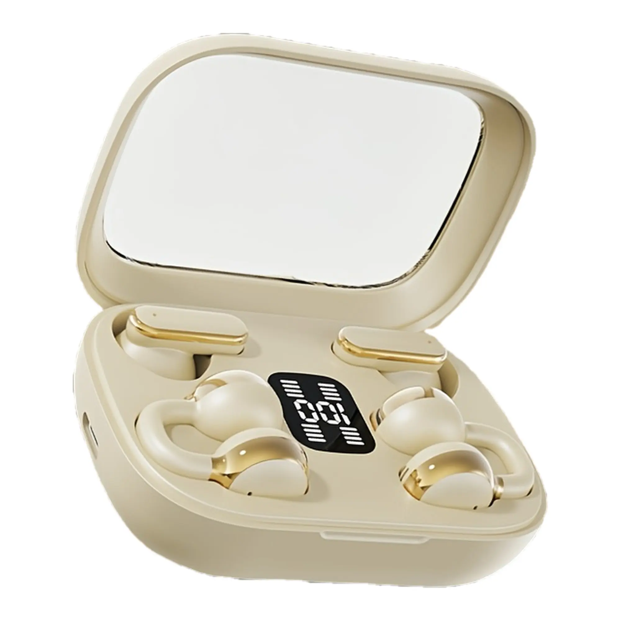 2025 New Design True Wireless In-Ear And Clip-On TWS Couples Fashion Daul Headset Mini Couples Earbuds Music Earplug Gaming TWS HIFI Bass Stereo ENC HD Calling Earphones for Android & for Iphone Cellphone Sports Earpieces Smart Headphones