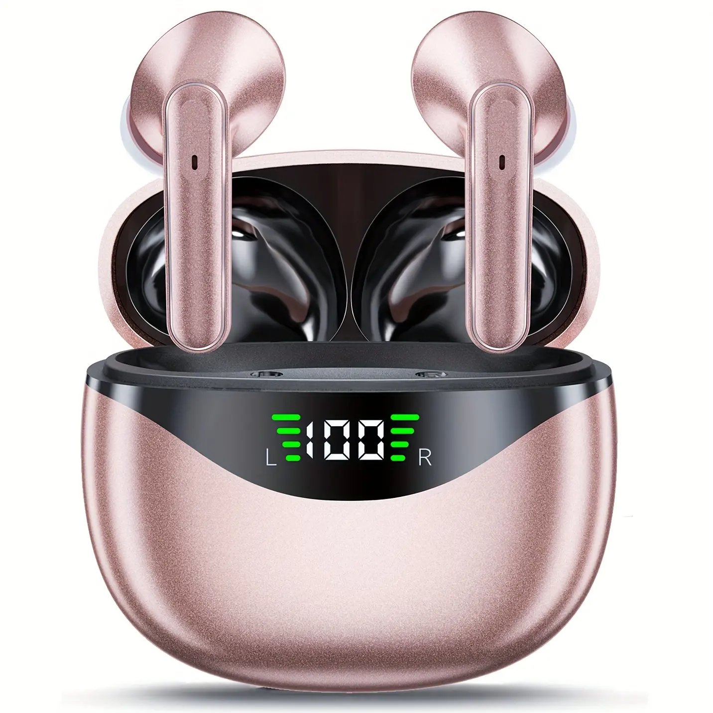 In-ear TWS Headphones, Built-in Capacitive Microphone, Touch Operation, Type-C Charging Box, Music, Gaming, Sports and Fitness Multi-scenario Applications, Compatible with iPhone/Android
