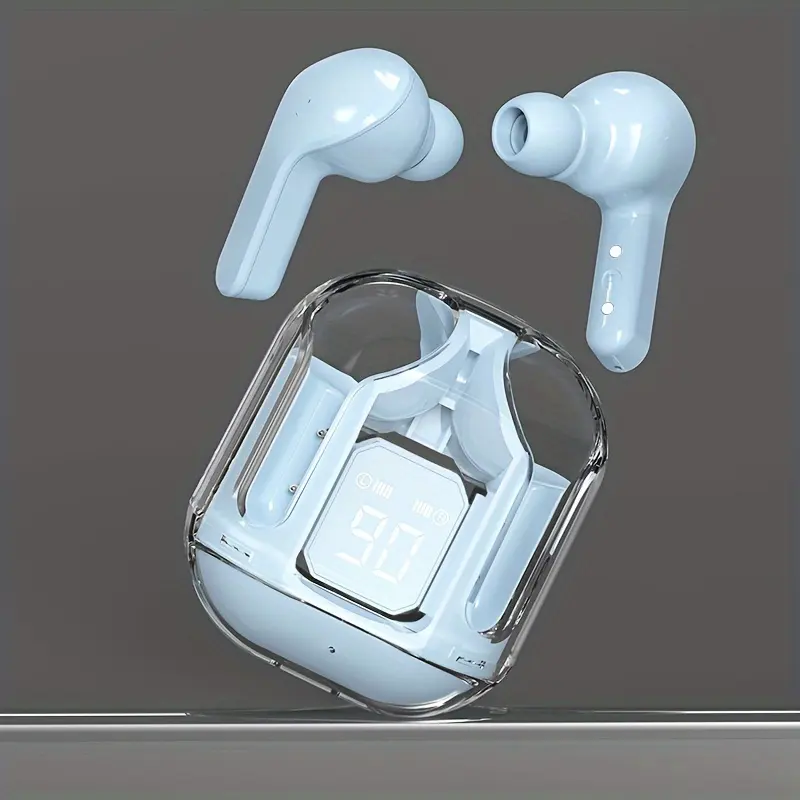Crystal Clear TWS Earbuds - Wireless Stereo Sound, Touch Control, Low Latency & High Performance, Ergonomic Design, Suitable for Android and iOS