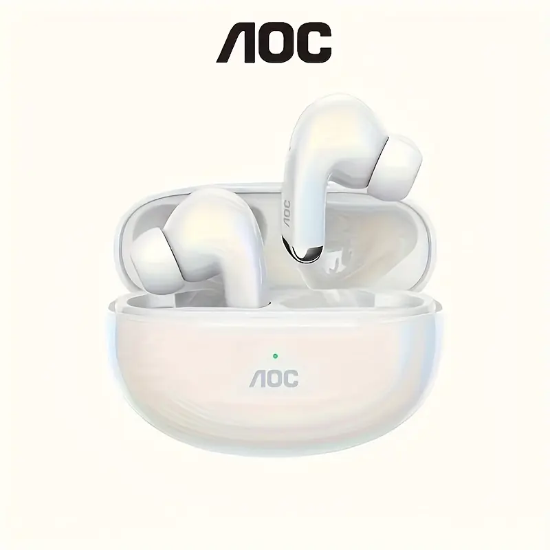AOC ACT2501 Stylish Design & Premium Build Fashion Fans Outings Wireless Bluetooth In - Ear Headphones 2025 Popular, Earphones Wireless, Wireless Mini Earbuds, Wireless Music Listening, Travel Earbuds, Mini Wireless Earbuds, Premium Build Quality, Fashionable Earphones, Durable Plastic Construction, Touch Control Technology