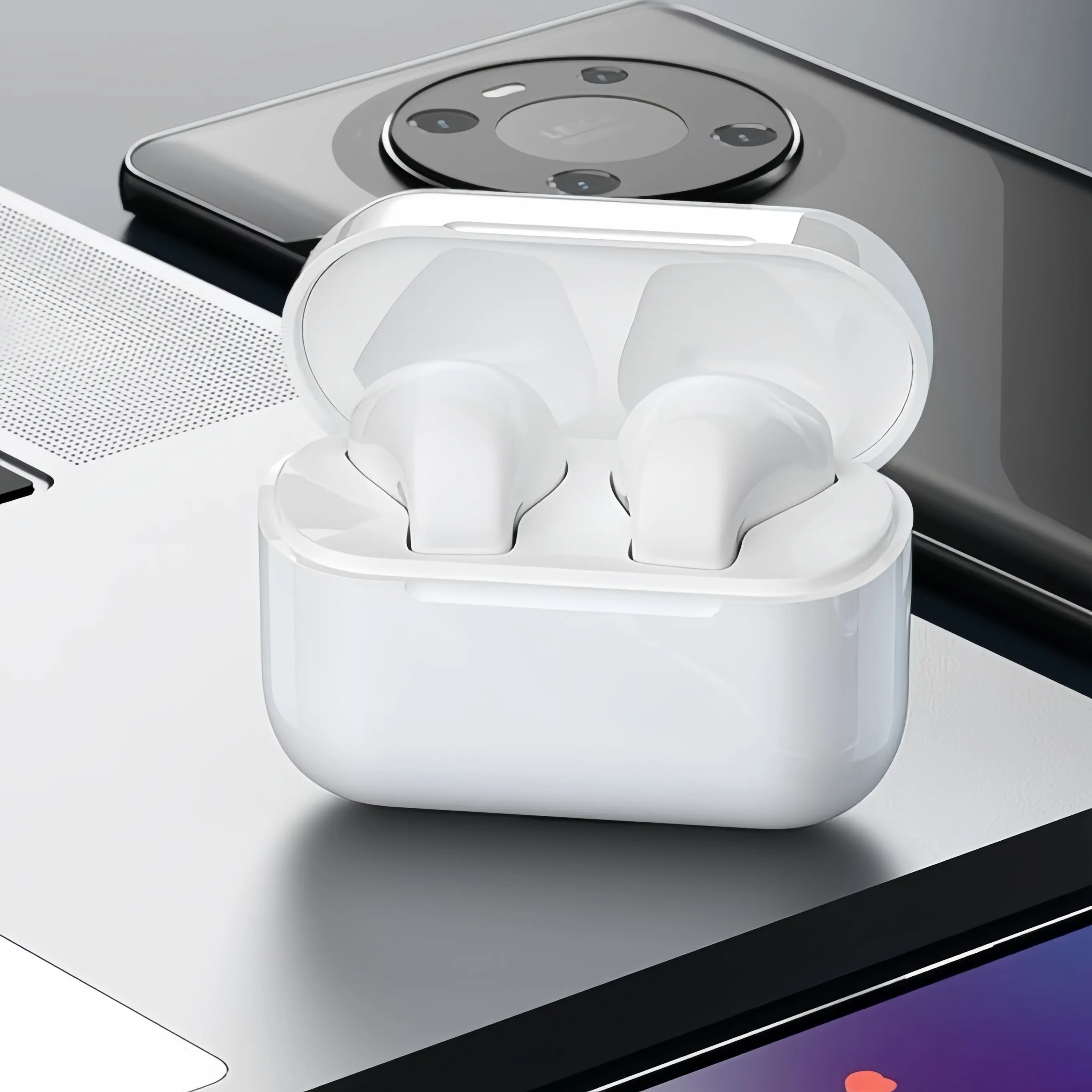 LAN XUN 2025 True Wireless Earbuds TWS In-Ear Voice Call Headphones - HiFi 9D Stereo, Control, Anime Style, USB Charging, Lithium Battery, e Control, Compatible, Earbuds Wireless, Wireless Earbuds Noise Cancelling, Wired Headphone, Gaming Earphones, Stylish Earphones, Highquality Sound, Ergonomic Fit, Music Lovers