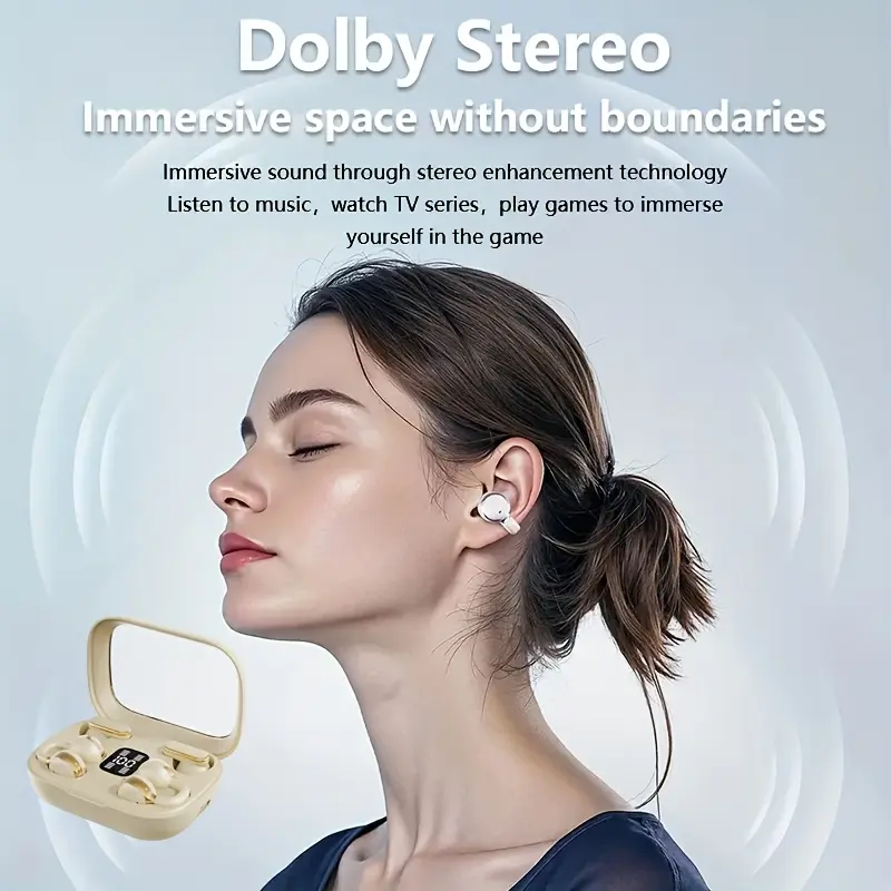 2025 New In-Ear Headphones, TWS Earbuds with LED Power Display, Stylish Dual-Style Mini Design for Sports & HD Calls – Perfect Fitness Gift