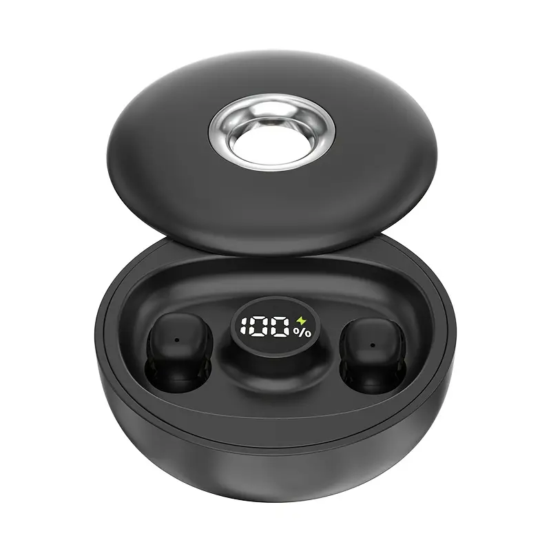 New Mini Sleep Wireless Earbuds, Dual-Ear TWS In-Ear Headphones for Men & Women, Music Listening Sports Running Fitness, 5.3 Chip Compatible with Android Smartphones, Battery Level Display, Sleep Mode