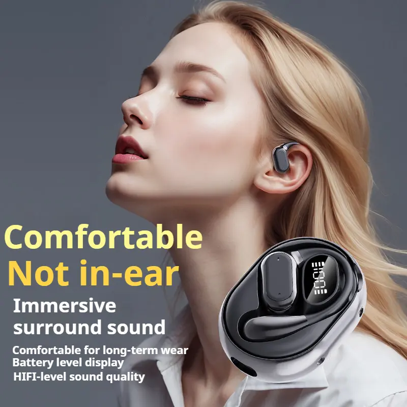 2025 TWS Wireless Earbuds, All-Day Comfort Wear, High-Definition Audio for Music& Calls, Compact Charging Case, Effortless Pairing with All Devices