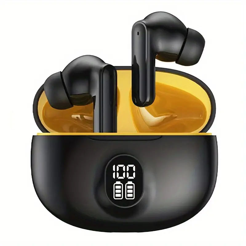 ULMIED New Wireless Headphones, Active Noise Reduction In-Ear Headphones, Control, Capacitive Microphone, Long Battery Life, Lightweight, Suitable for Adults, with Wireless Function, Wireless Earbuds, Noise Cancelling Headphones, Noise Cancelling Wireless Earbuds, Wired Headphones, Wireless Earphones, Travel Headphones, Gaming Headphones, Ergonomic Fit, Sleek Headphones, Durable Plastic, Noise Isolation, Touch Control, Remote Workers, Professional Audio