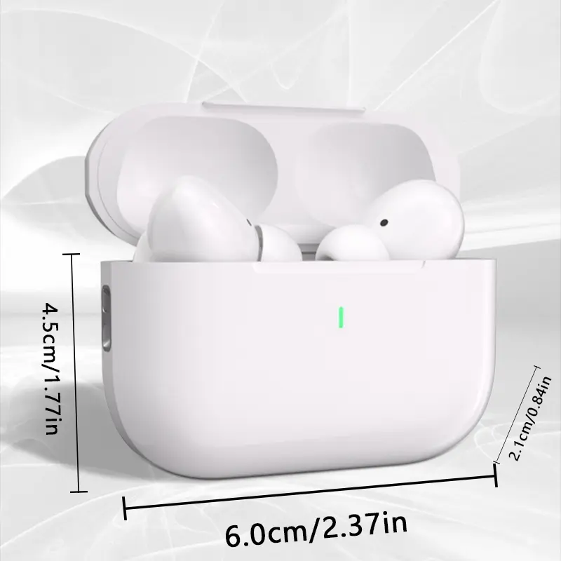 New Wireless Headphones- Long Battery Life, Suitable for Sports and Gaming, Touch Control, Lithium Battery, Cable-Free, Compatible with Phones, Gaming Accessories| Stylish Earbuds Design, Travel Headphones, Sleek Design, Compact Earbuds