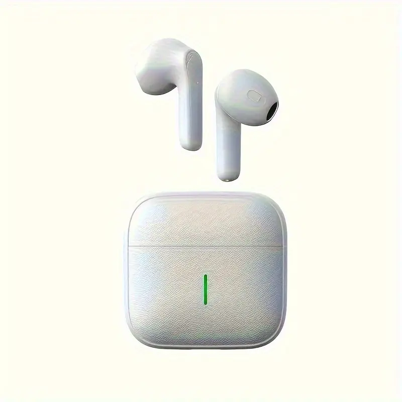LAN XUN Wireless Earbud Headphones with Call Control - Open-Back Design, Rechargeable Lithium Polymer Battery, Condenser Microphone, Low Radiation for Comfortable Wear - Compatible with Smartphones and Tablets, Earbud Headphones, Earbuds Wireless, Wireless Earbuds Noise Cancelling, Headphones for School, Wired Headphone, Gaming Earphones, Ergonomic Fit, Durable Plastic Build, Office Workers