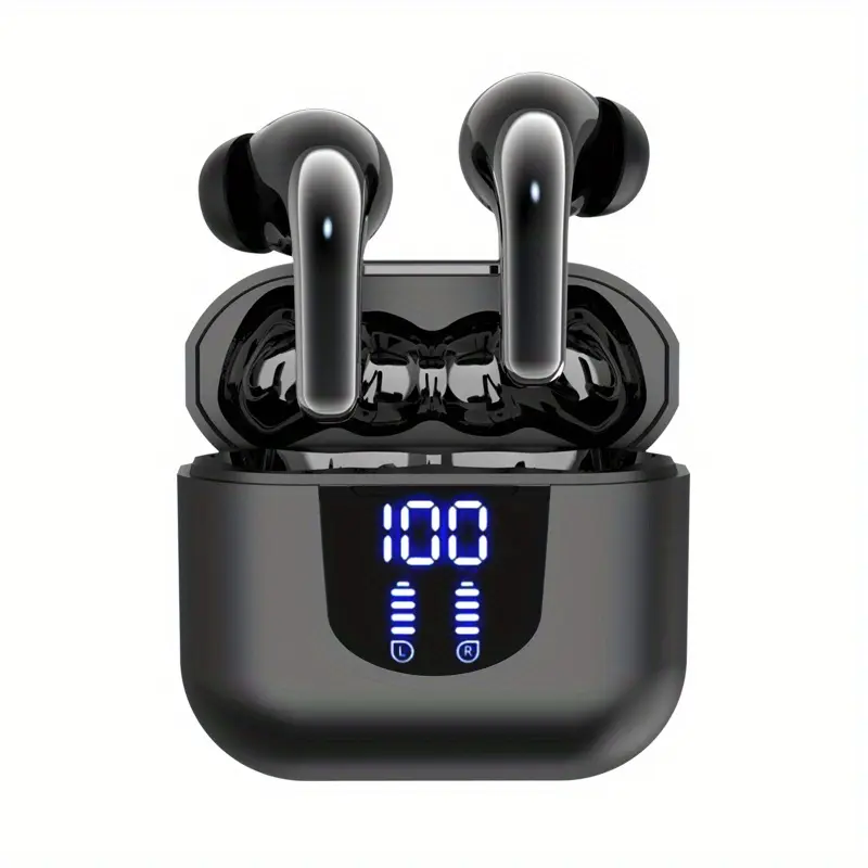ANKRIYUL True Wireless Earbuds Headphones, Sport Headset with Charging Case High Quality in Ear Light-Weight Earphones for Phones, TV and Laptops