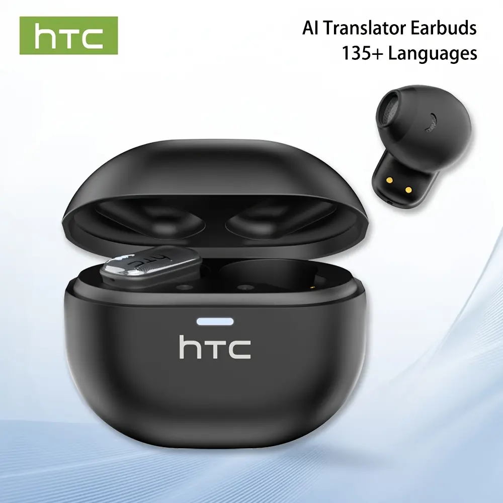 HTC NE16 Earphones BT V6.0 TWS Earphones in-Ear Wireless Headphones Long Life Earbuds Noise Reduction Lightweight Mini Earbuds with Mic HD Call, Wireless Mini Earbuds, Travel Headphones, Running Headphones, Compact Earbuds, Mini Headphones, Durable Plastic, Premium Audio, Stereo Sound, Touch Control, Office Workers, Fitness Enthusiasts