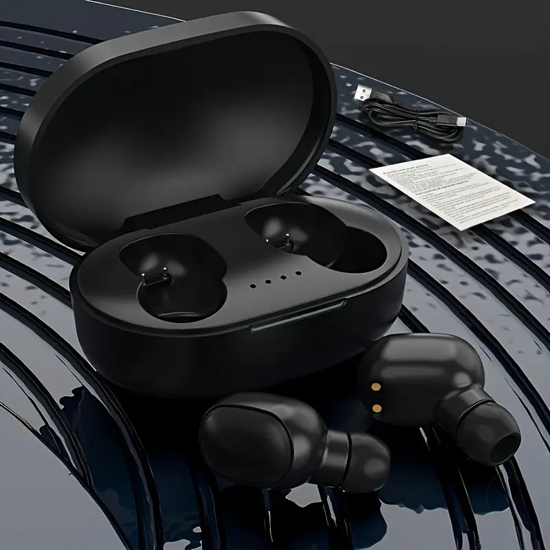 TWS Wireless Earbuds with LED Display, Touch Control, Sports & Exercise Headphones, USB Charging, Type-C, Condenser Mic, Semi-Open-Back, Plastic, Non-Waterproof, for iOS/Android, Anime/Video Game/TV/Movie/Cartoon Themes, Running Recommended - No Charger Included