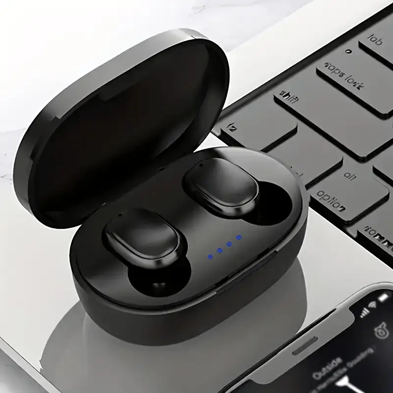 New intelligent wireless earphones, LED screen displaying battery level+wireless charging case, in ear sports earphones, built-in high-definition microphone, ENC call noise reduction, compatible with Android and Apple, suitable for students, couples, Earbud Wireless, Wireless Earbuds Noise Cancelling, Wireless Gaming Earbuds, In Ear Wireless Earbuds, Earphones with Cord