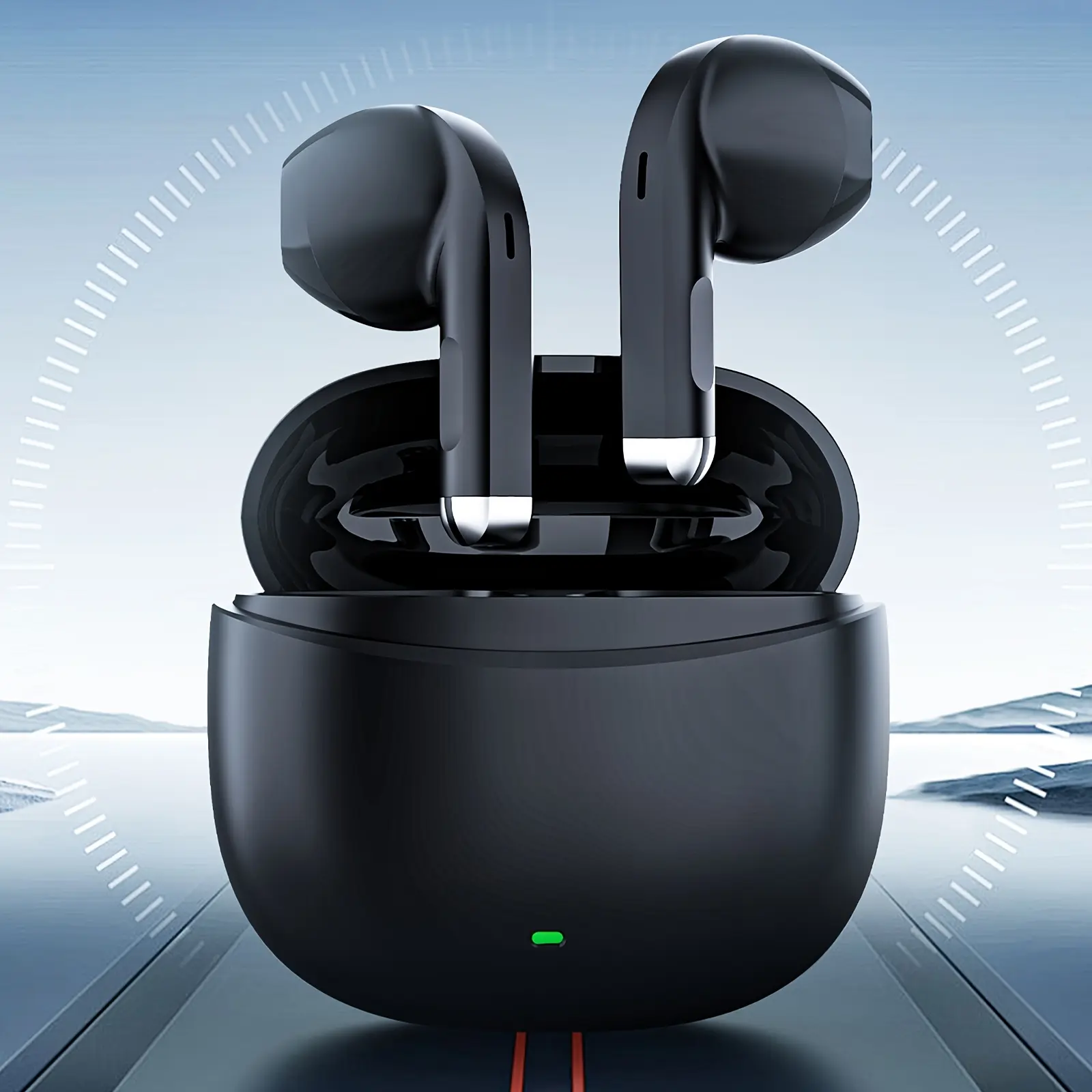 Wireless Earphones Call Noise Reduction Built-in Dual Mic Wireless Earbuds Automatic Identification pairing Fast and Accurate linking 5.4 Wireless Long Standby Time