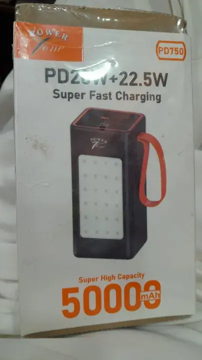 50000 mah power bank full orignal 12 months check company's warranty