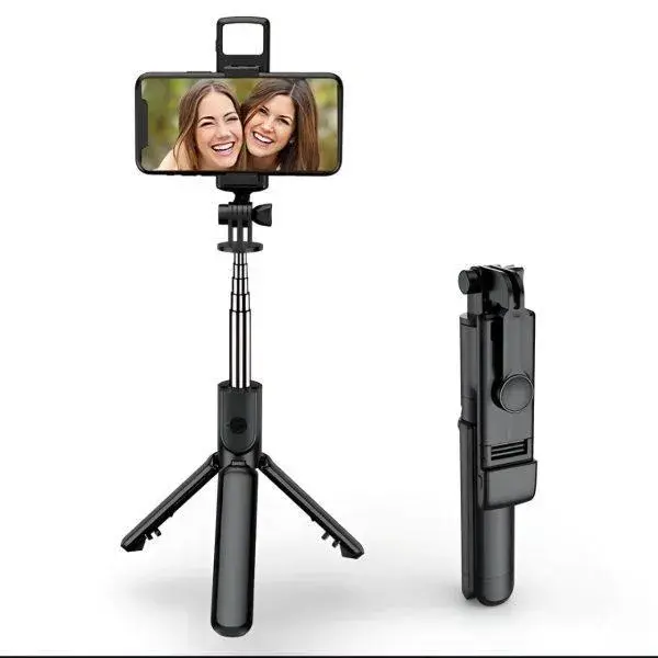 4in1 selfie stick with Bluetooth/light foldable