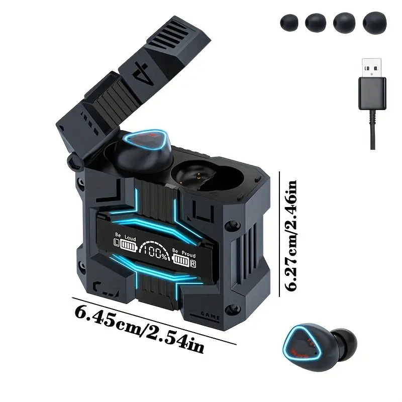 New TWS Wireless Earbuds Earphone Mini Earpiece Stereo Earphone for Xiaomi Earbuds for Phone Earphone Advanced wireless earbuds equipped with HIFI immersive sound effects, quick pairing, LED power display, enjoy stereo music with windproof, voice control, volume control, and wireless connectivity TWS wireless earbuds - suitable for gaming, skiing, skateboarding, and sports - compatible with tablets, closed design, no need for cables or headphone jack