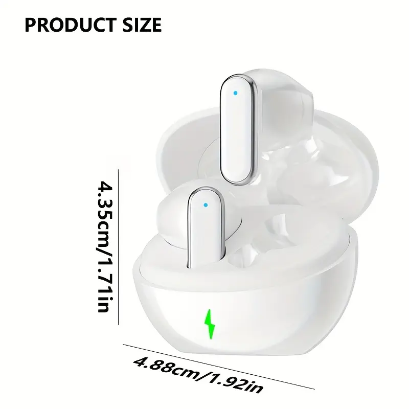 New Senyang 2025 New Style True Wireless music semi in-Ear Headphones couples sports mini Earbuds video TWS 9D HIFI Stereo earpods HD calling Stereo Cortical Earphones for Android for iPhone music Cellphone smart Earpieces headphones