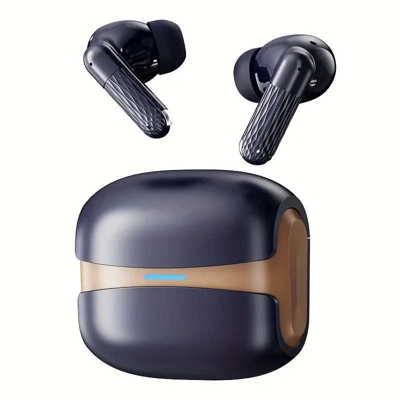 1pc New True Wireless Earbuds with Reduction 5.4, Type-C Charging, Touch Control, HiFi Stereo Headset, Voice Noise Cancellation & Open Ear Design - Compatible with All Smartphones for Meetings, Sports, Travel, Gaming - Sleek Gift-Ready Design