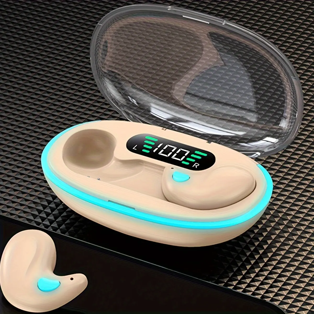True Wireless -ear smart confort headset music Earbuds video TWS HIFI bass 9D Stereo HD calling Earphones for Android for iPhone Cellphone sport Earpieces sleep headphones
