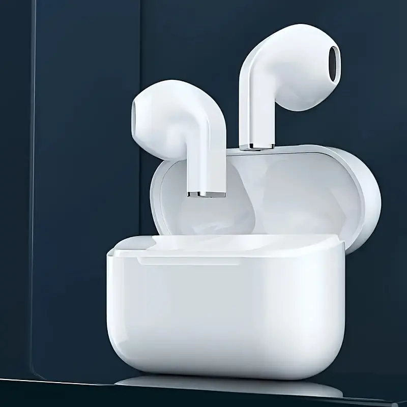 Wireless In-Ear Headphones with Volume Control, Noise-Canceling Voice Call, Touch Controls, USB Charging, 180mAh Lithium Battery, Ideal for Gaming - Perfect Gift for Adults, Compatible with iPhone/Samsung/Android, Earbuds Wireless, Compact Design, Ergonomic Fit, Highquality Sound, Durable Plastic, Office Workers