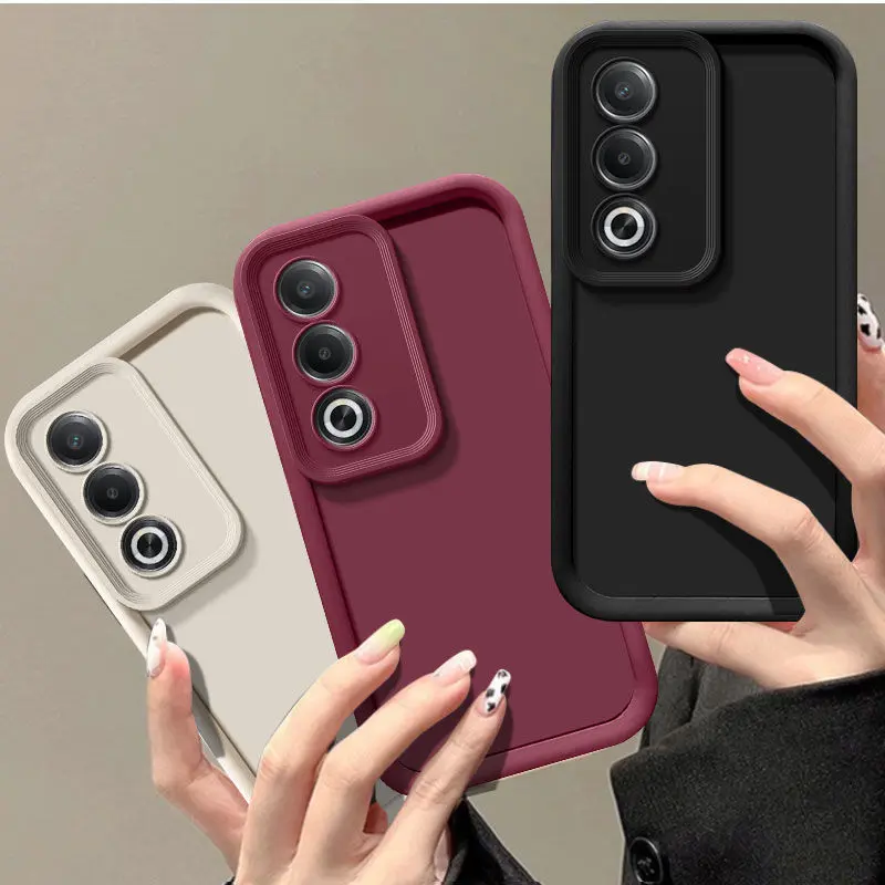 Itel S25 4G Back Cover Soft Matt Solid Color Liquid Silicon Anti Shock Design Camera Protection Phone Case Itel S25 4G