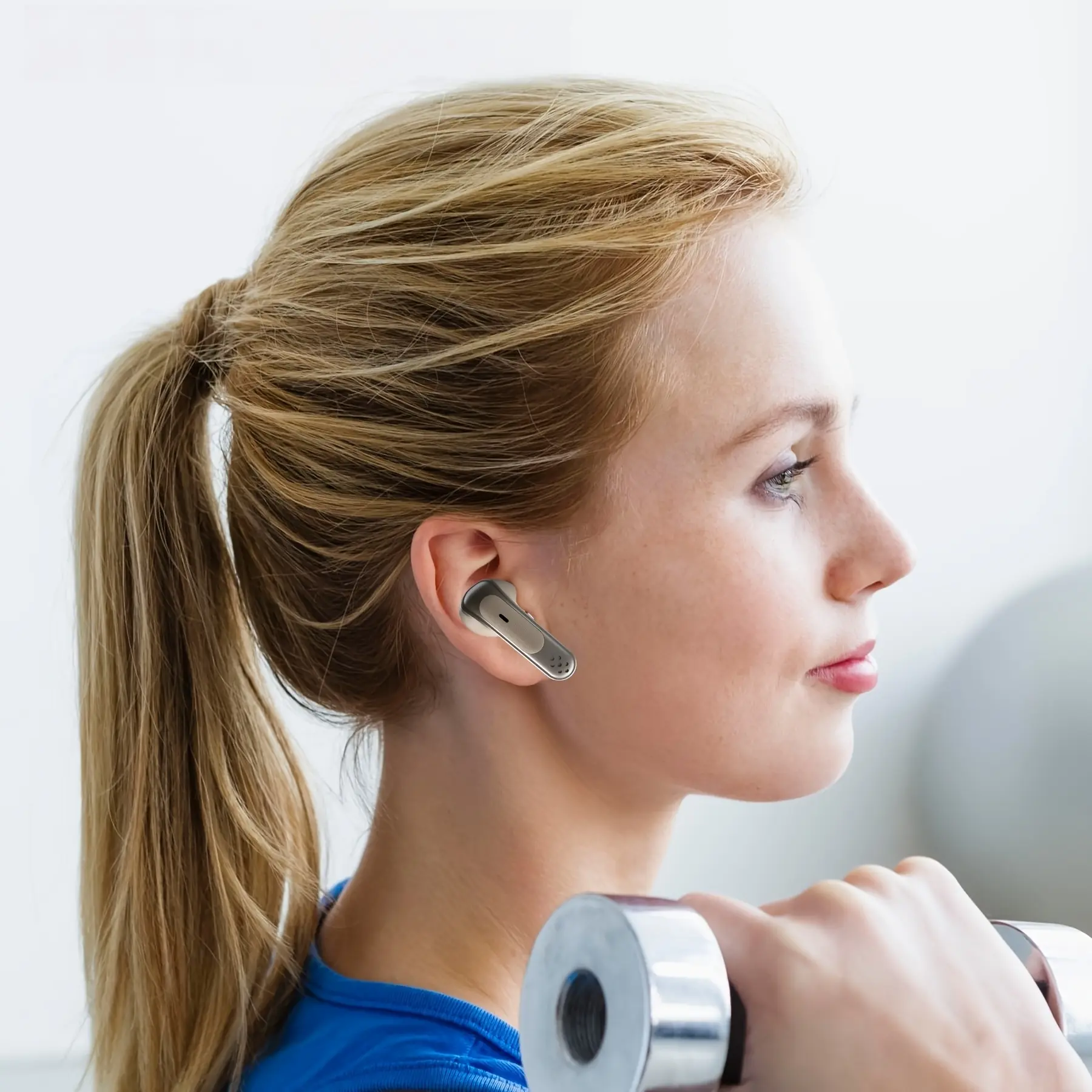 Wireless In-Ear Headphones with ENC Voice Call Noise Cancellation, Built-in Microphone and Touch Control Earbuds Suitable for Work/Gaming/Running/Exercise, Workout Earbuds, Gaming Headphones, Sleek Earbuds, Stylish Audio Gear, Durable Plastic, Highquality Audio, Noisecanceling Headphones, Fitness Enthusiasts, Office Workers, Earbud Wireles, Headphone, Earbud