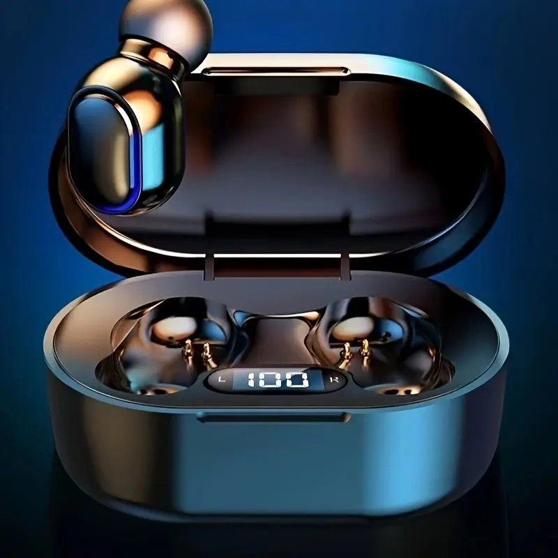 Wireless TWS Touch Control In-Ear Sports Earbuds, Lightweight and Comfortable for Daily Commute, Study, Travel - Compatible with Phones, Computers, and More
