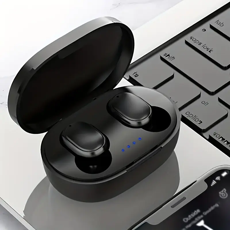 TWS True Wireless Earphones - In-Ear Dual-Ear, High-Quality Sound, High-Definition Calls - for Music & Running - Suitable for All - for Music Lovers & Fitness Enthusiasts - Wireless Earbuds, High-Quality Sound