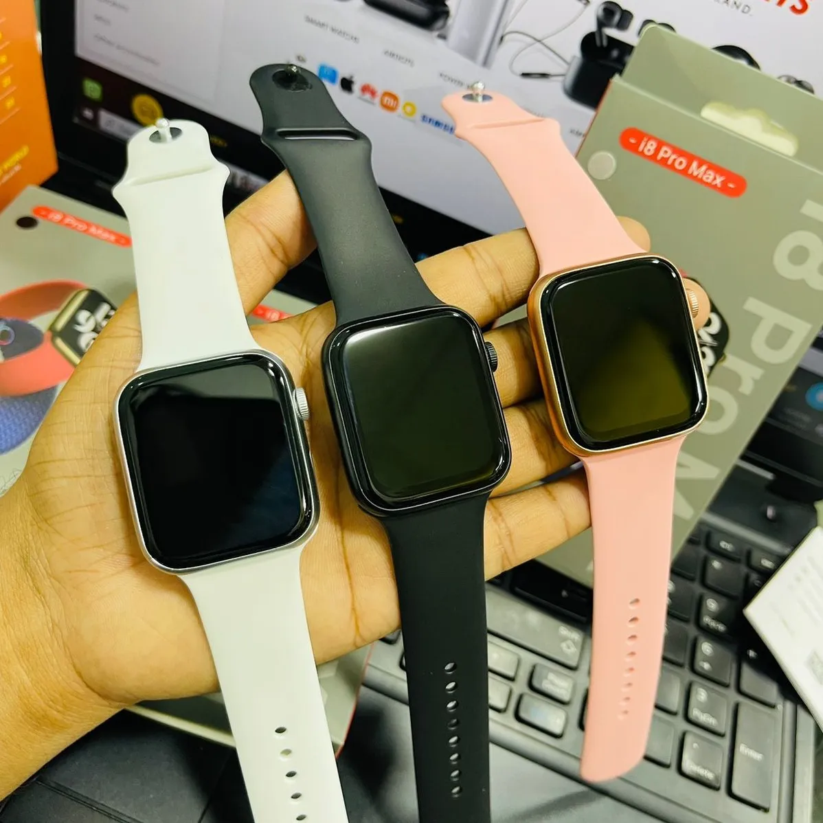 i8 pro max/i9 pro max/DZ09/i10 Pro Max Smart Watch Series 8 || 1.75" Full Screen || Sports Fitness Watch || Bluetooth Call All i8 Pro Max Smart Watch Sports Mode || Waterproof || For IOS And Andriod || Watch For Men And Women